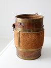 antique equestrian barrel