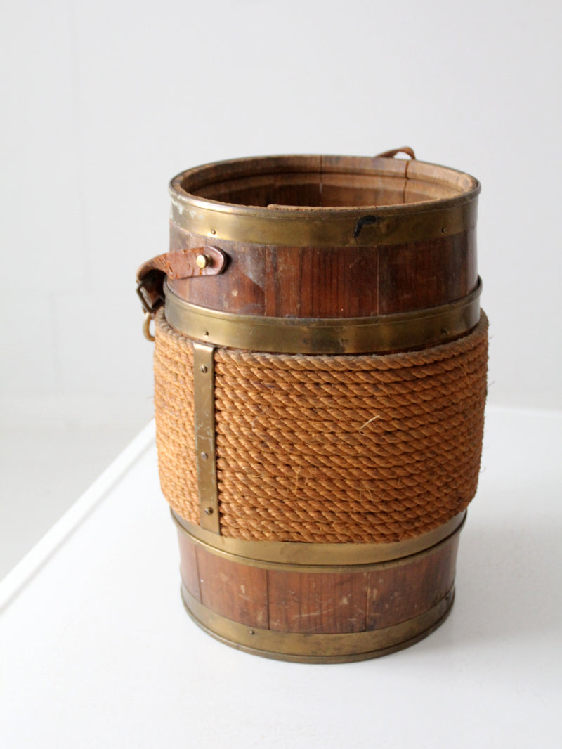 antique equestrian barrel