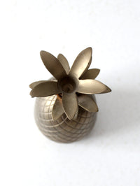 vintage brass pineapple bell