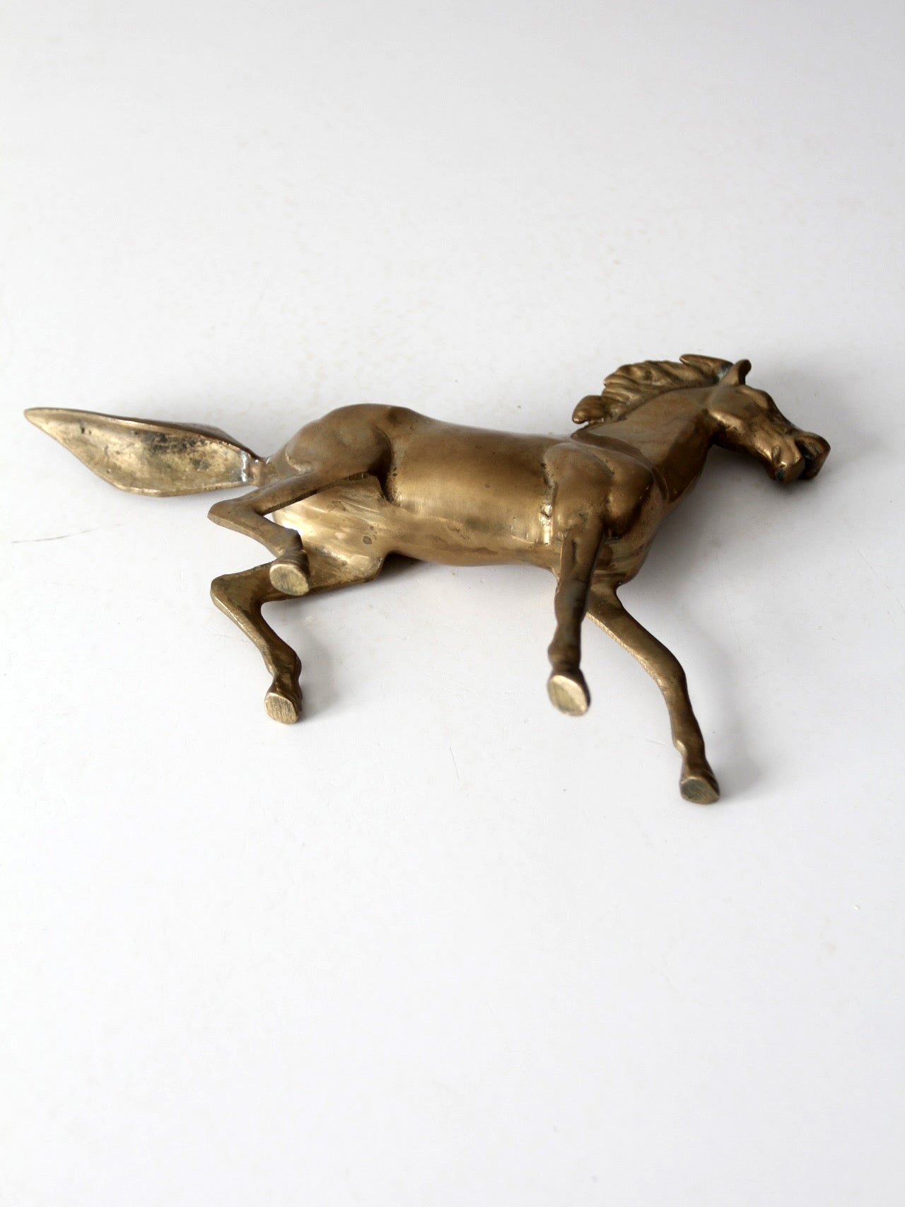 mid century brass horse figure – 86 Vintage