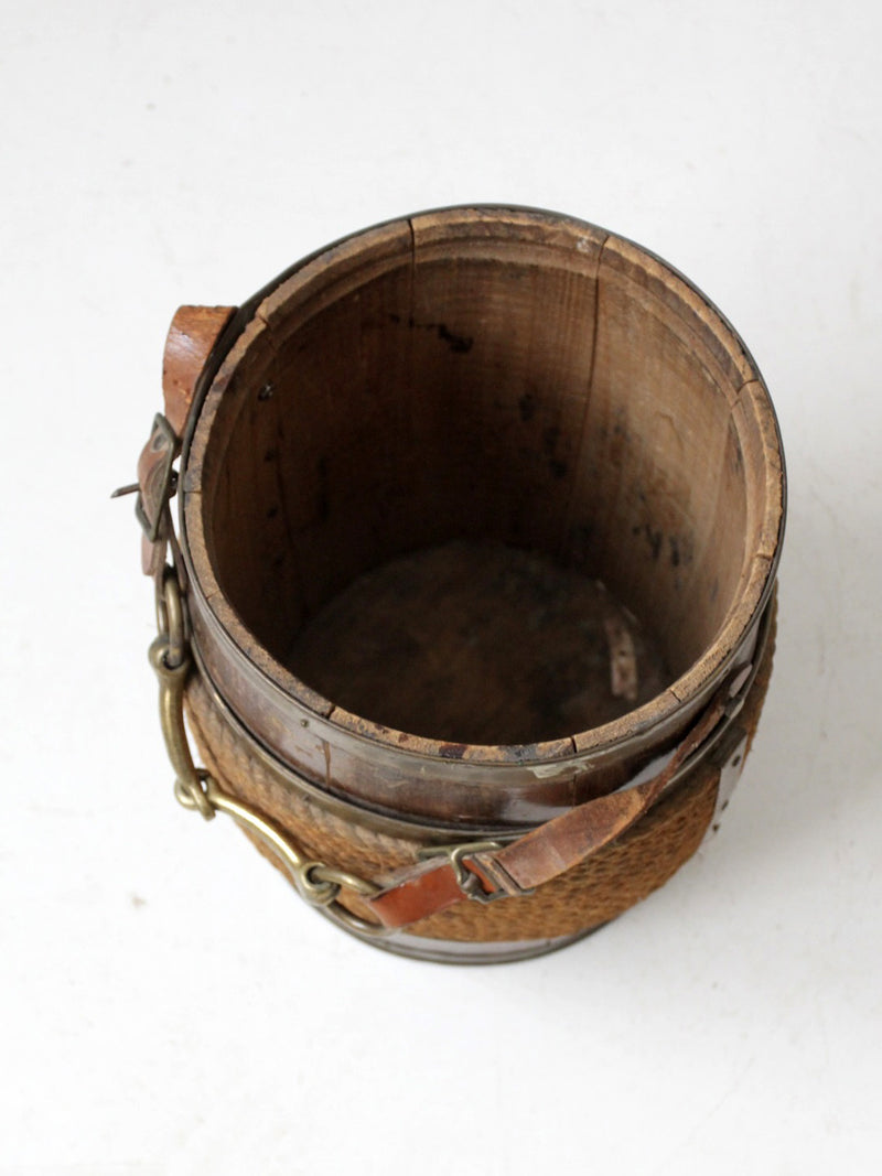 antique equestrian barrel