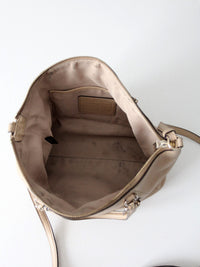 Coach Prairie pebble leather satchel  crossbody bag