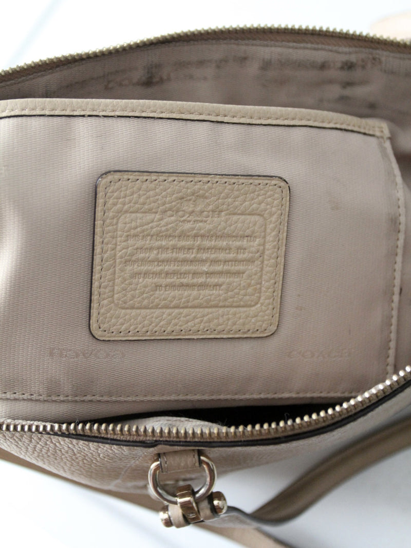 Coach Prairie pebble leather satchel  crossbody bag