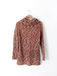 vintage Y2K Bela NYC marled cowl neck sweater