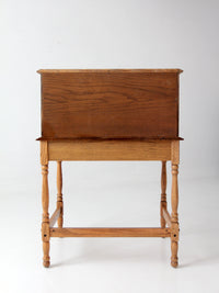 vintage oak roll top secretary desk