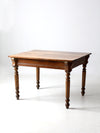 antique wooden table