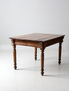 antique wooden table