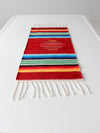 vintage Mexican serape table runner