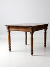 antique wooden table
