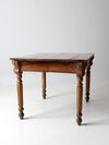 antique wooden table