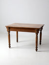 antique wooden table