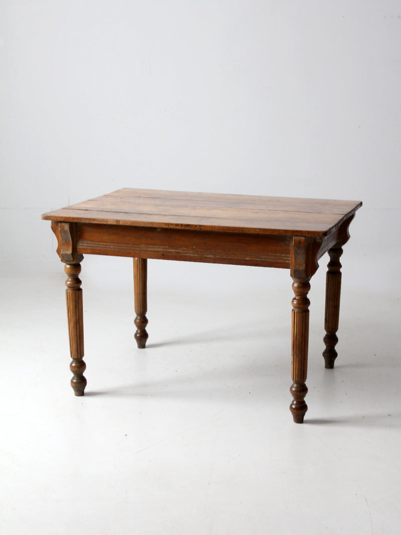 antique wooden table