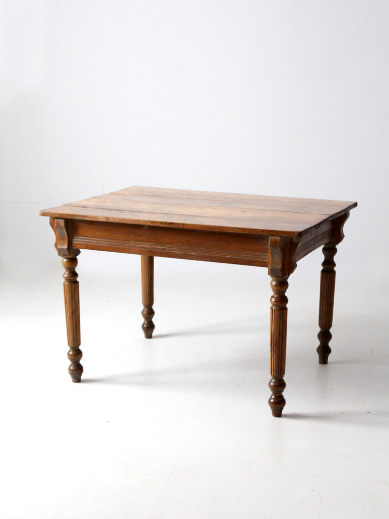 antique wooden table