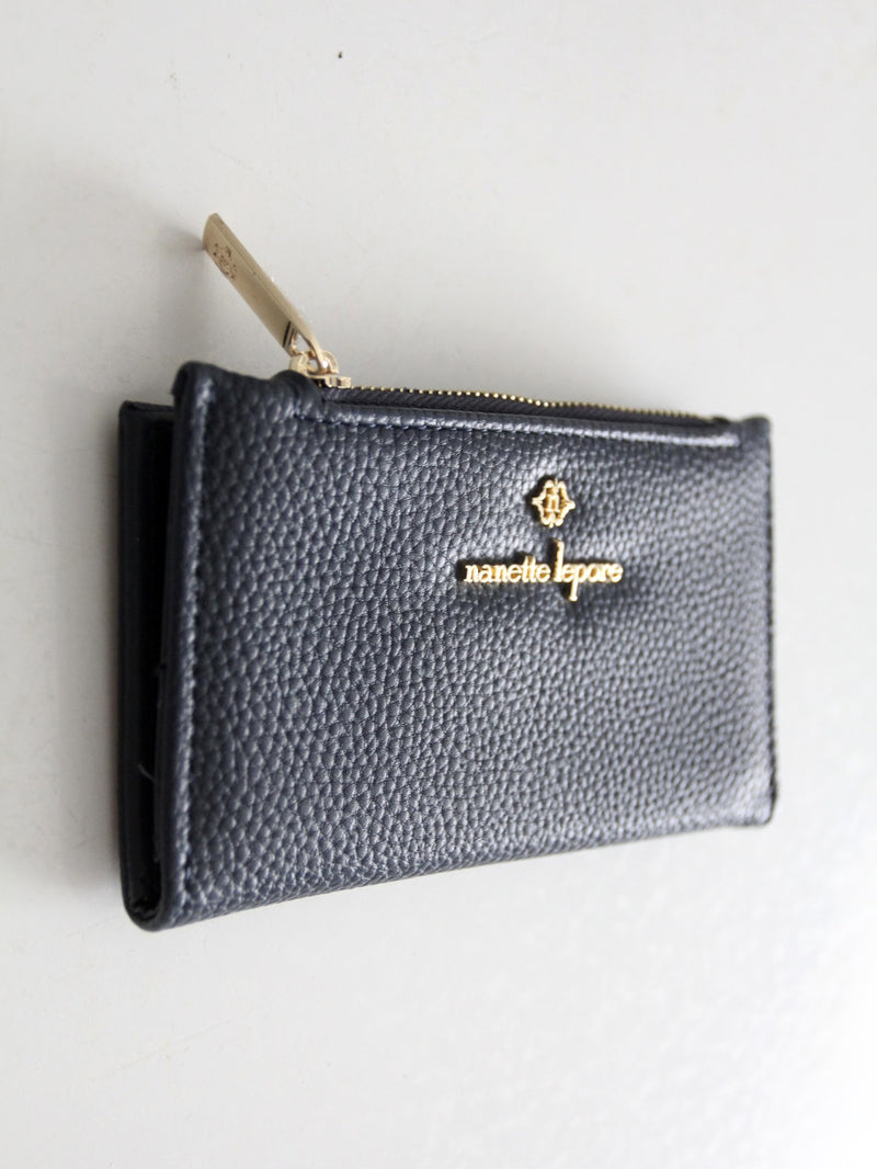Nanette Lepore faux leather compact wallet