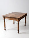 antique wooden table