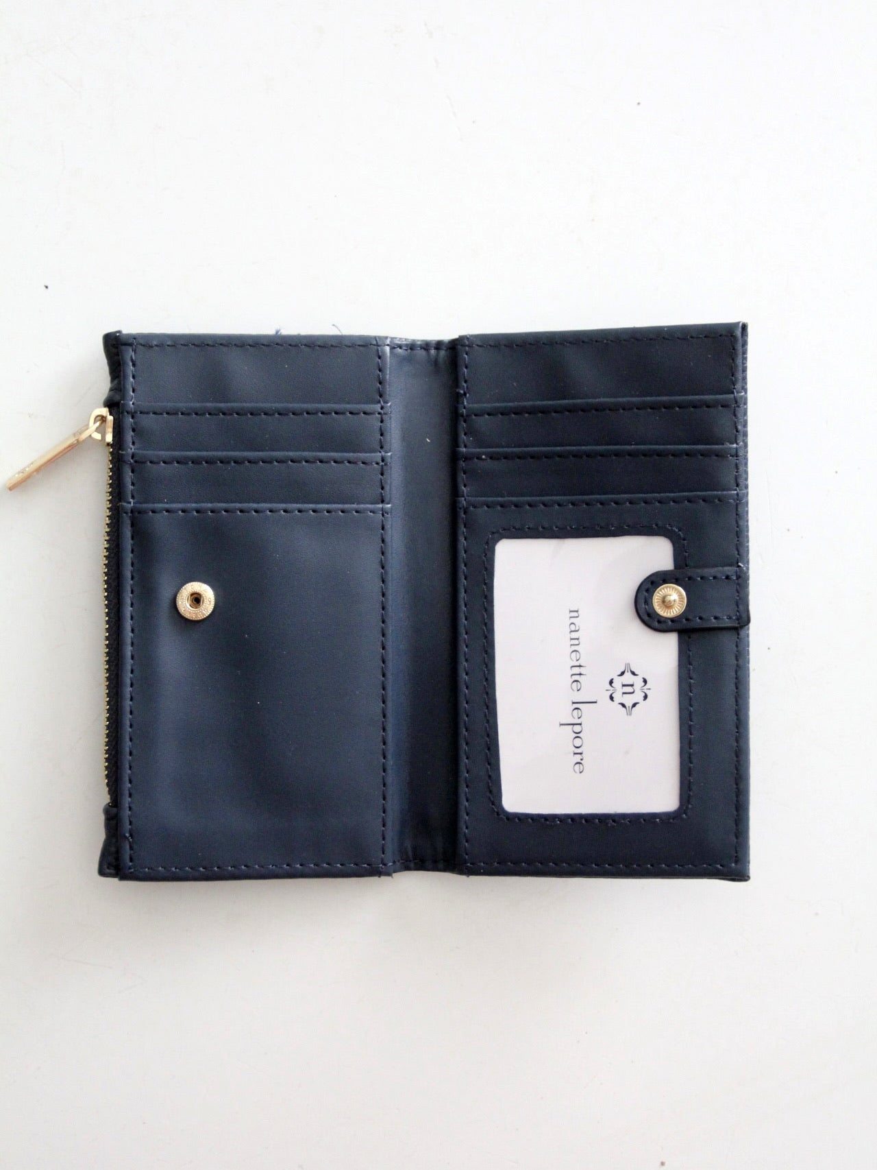 Nanette Lepore faux leather compact wallet