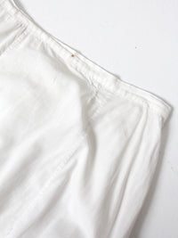 antique Edwardian cotton and lace petticoat