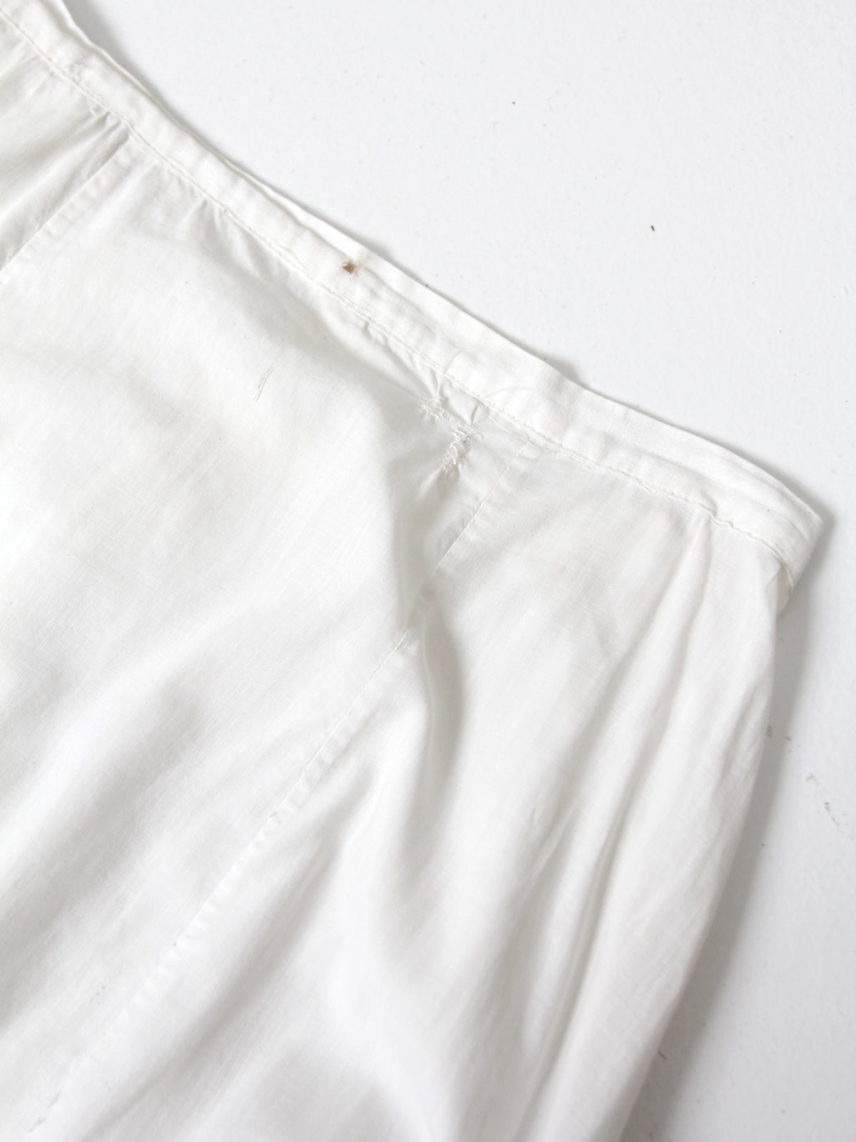 antique Edwardian cotton and lace petticoat