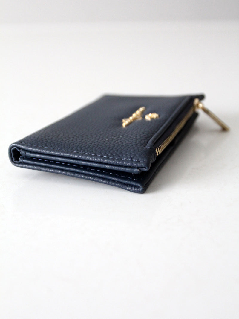 Nanette Lepore faux leather compact wallet