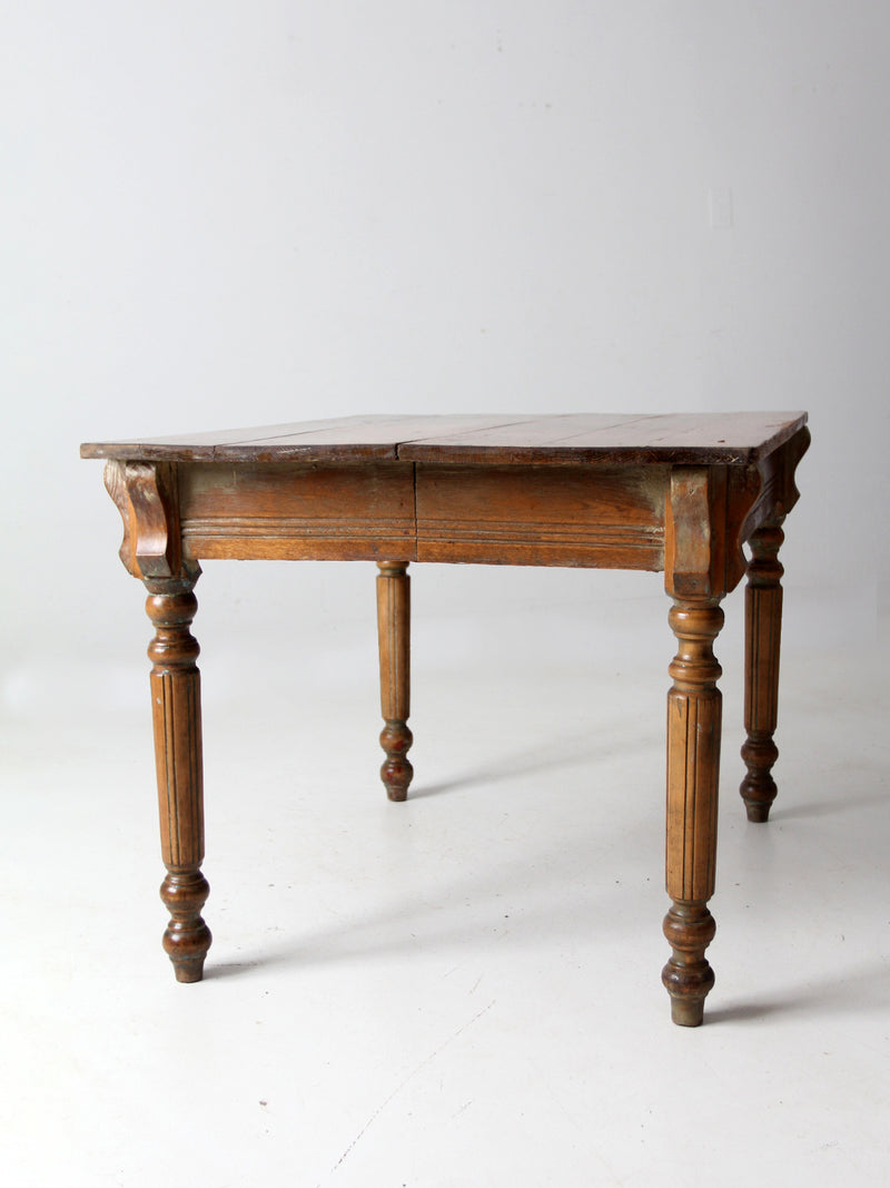 antique wooden table