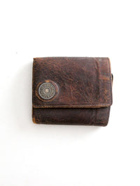 vintage 1970s Levi's brown leather wallet