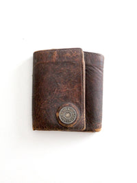vintage 1970s Levi's brown leather wallet