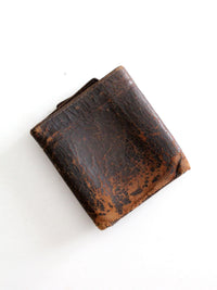 vintage 1970s Levi's brown leather wallet