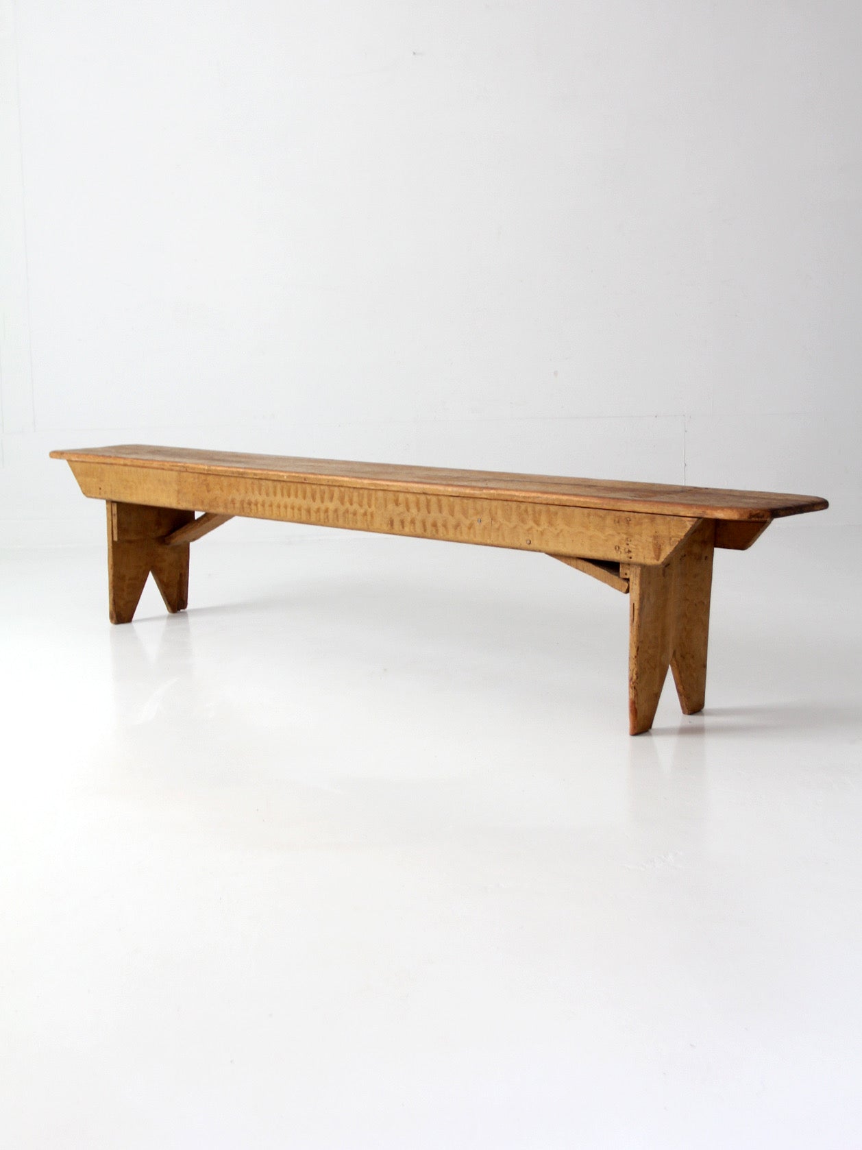 antique primitive farmhouse bench