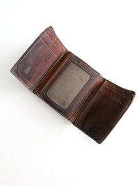 vintage 1970s Levi's brown leather wallet