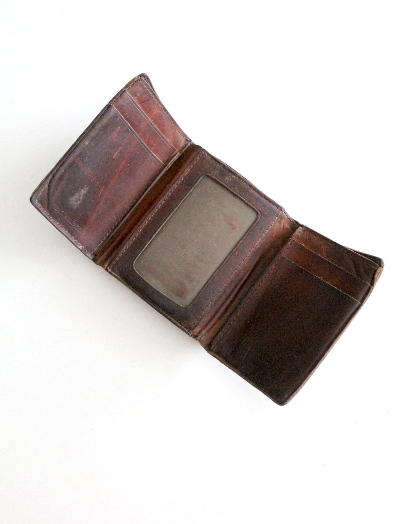 vintage 1970s Levi's brown leather wallet
