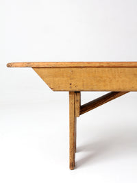 antique primitive farmhouse bench