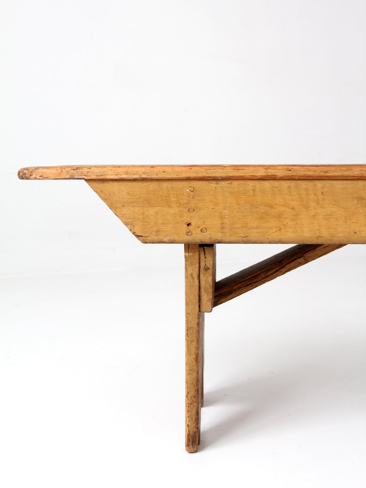 antique primitive farmhouse bench