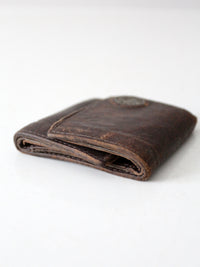 vintage 1970s Levi's brown leather wallet