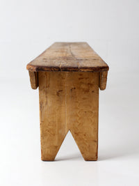 antique primitive farmhouse bench