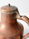 antique copper pitcher
