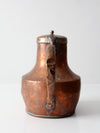 antique copper pitcher