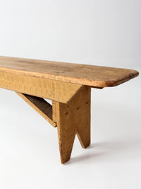 antique primitive farmhouse bench