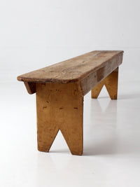 antique primitive farmhouse bench