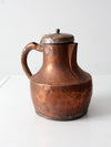antique copper pitcher