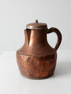 antique copper pitcher