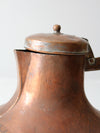 antique copper pitcher