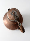 antique copper pitcher
