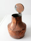 antique copper pitcher
