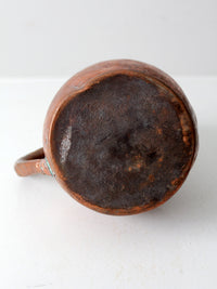 antique copper pitcher