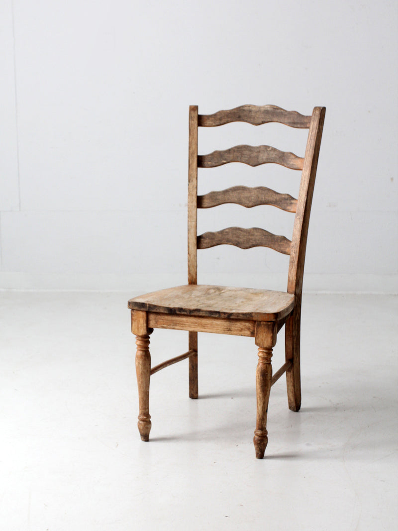 vintage ladder back chair