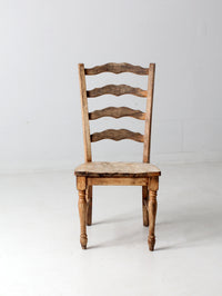 vintage ladder back chair