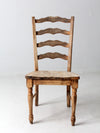 vintage ladder back chair