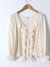 Oscar de la Renta silk blouse