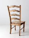 vintage ladder back chair