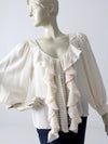 Oscar de la Renta silk blouse